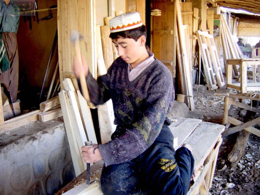 Boy Wood Worker